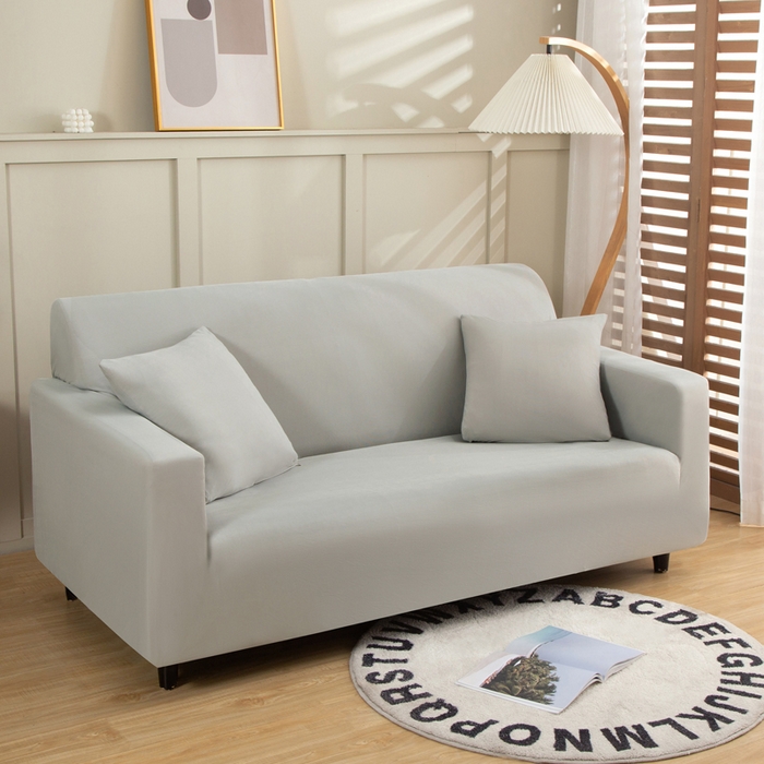 91家纺网 家纺一手货源 找家纺 兴妮雅家纺 2024新款凉感丝沙发套 凉感丝灰色