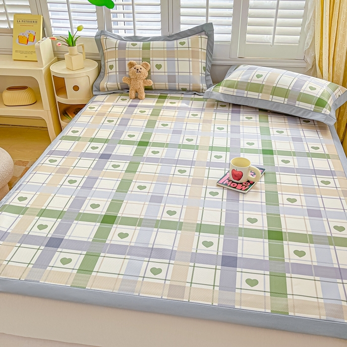 91家纺网 家纺一手货源 找家纺 星座-2025大斜纹复合冰丝凉席 莫妮卡