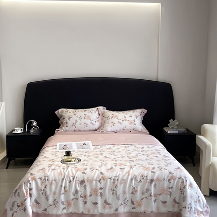 91家纺网 家纺一手货源 找家纺 （总）南通朵美纺织品有限公司 2025新款50支天丝印花夏被四件套