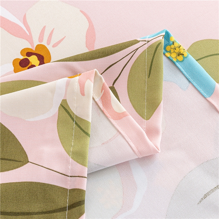 91家纺网 家纺一手货源 找家纺 金泰莱 2025新款印花竹纤维凉席三件套软凉席竹席盖毯子 轻舞-粉