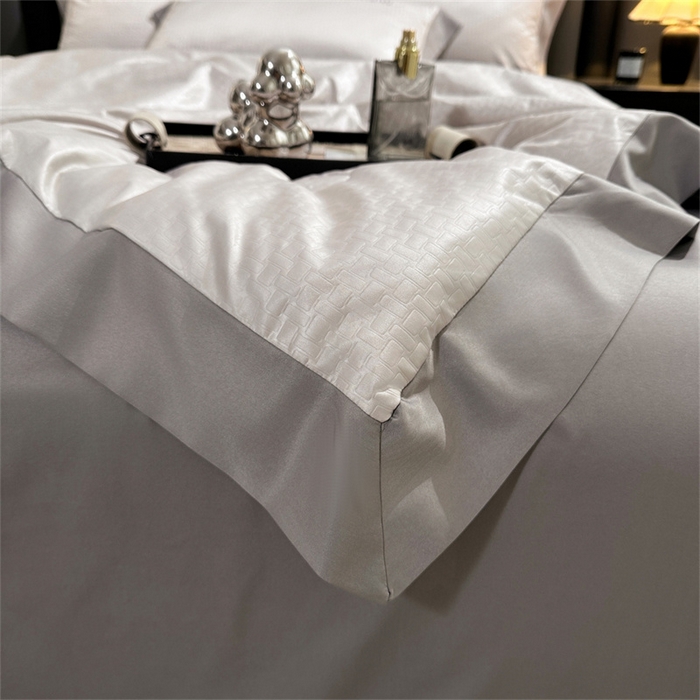 91家纺网 家纺一手货源 找家纺 古吉梦 2024新款水洗真丝提花夏被--迪梦 山灰+中灰