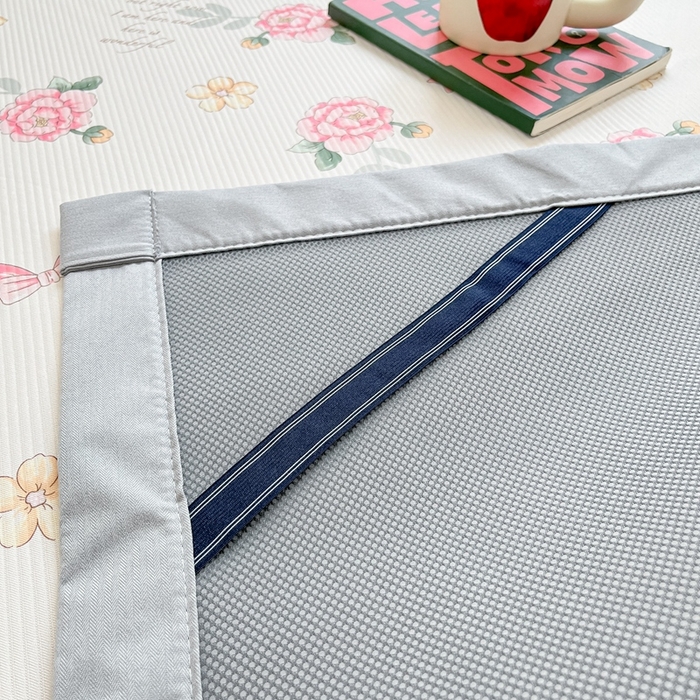 91家纺网 家纺一手货源 找家纺 星座-2025大斜纹复合冰丝凉席 拈花湾粉