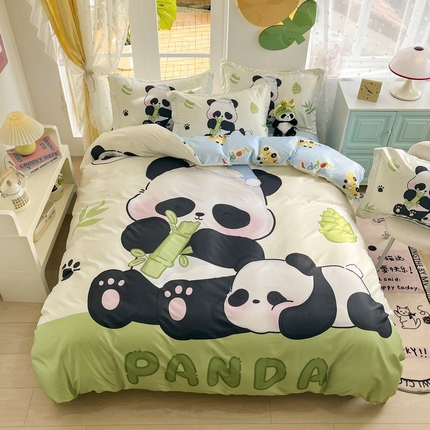 91家纺网 家纺一手货源 找家纺 （总）宝薇家纺2025春夏新品数码印花60支有氧真丝水洗夏季天丝四件套