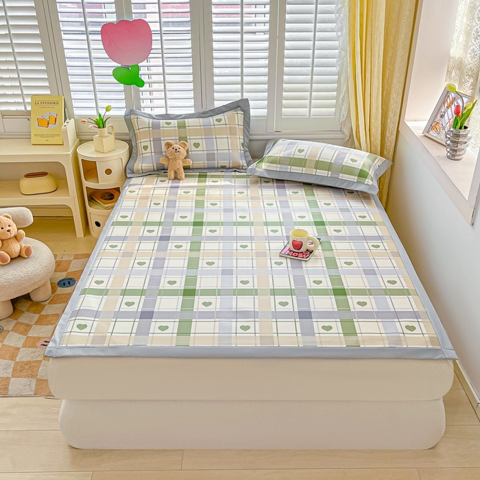 91家纺网 家纺一手货源 找家纺 星座-2025大斜纹复合冰丝凉席 莫妮卡