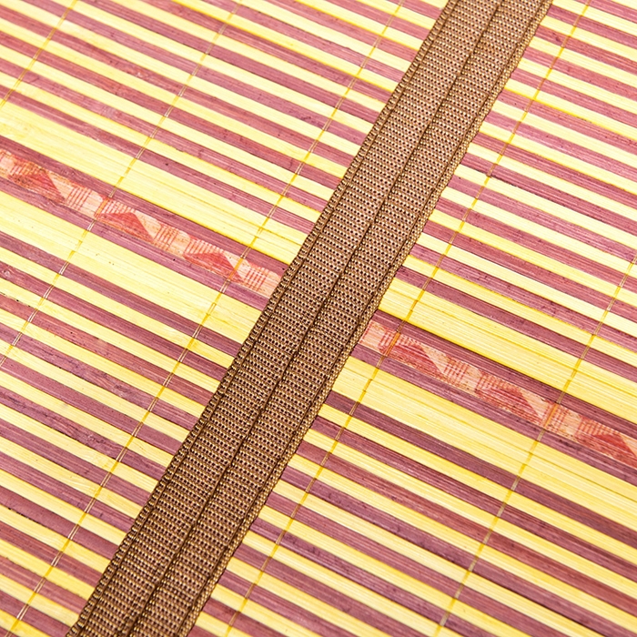 91家纺网 家纺一手货源 找家纺 新月家纺（锦威郎） 2024新款夏季竹席冰藤折叠双面席子 黄金海岸2