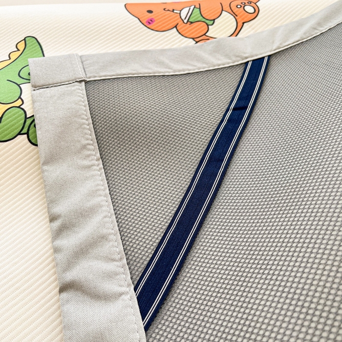 91家纺网 家纺一手货源 找家纺 星座-2025大斜纹复合冰丝凉席 七彩龙