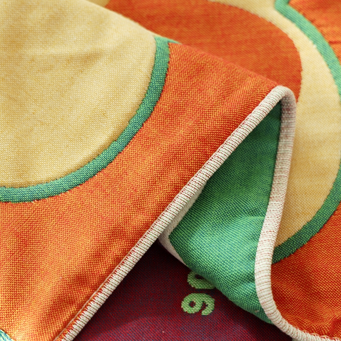 91家纺网 家纺一手货源 找家纺 朴尔毛巾被2024年全棉加厚八层纱布大版花枕巾 甜蜜绽放52*78cm