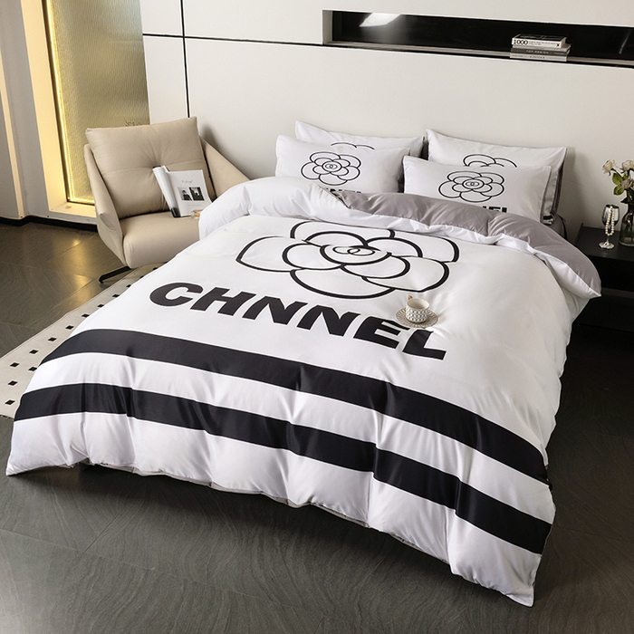 91家纺网 家纺一手货源 找家纺 摩卡家纺 2024新品水洗真丝轻奢系列 山茶-白