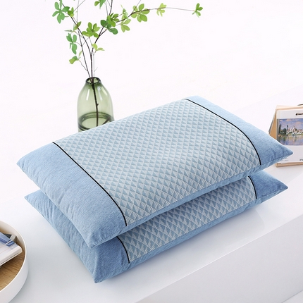 91家纺网 家纺一手货源 找家纺 （总）小牛席业 2024新款7D小三角按摩-冷感豆豆夏凉枕头 35*55cm夏天凉枕头枕芯枕套