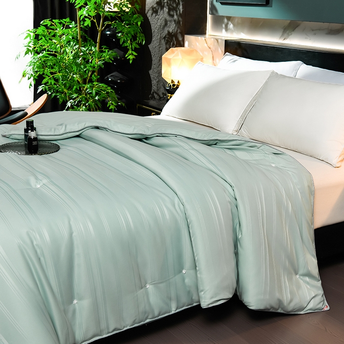 91家纺网 家纺一手货源 找家纺 美伦美 2024新款提花 提花-森林绿