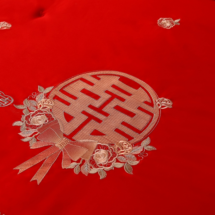 91家纺网 家纺一手货源 找家纺 （总）美伦美 2024新款全棉婚庆刺绣手工订花被芯冬被春秋冬被夏被 《专版》