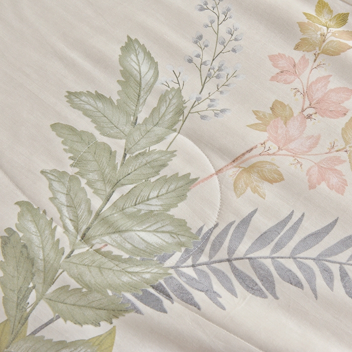 91家纺网 家纺一手货源 找家纺 德芙 2024新款全棉小碎花夏被被子被芯 万顷琉璃