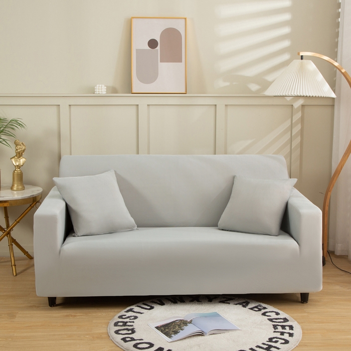 91家纺网 家纺一手货源 找家纺 兴妮雅家纺 2024新款凉感丝沙发套 凉感丝灰色