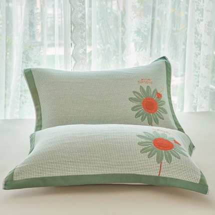 91家纺网 家纺一手货源 找家纺 （总）美宜家家纺 2025新款纯棉优质精梳印花枕巾