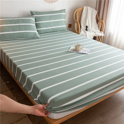 91家纺网 家纺一手货源 找家纺 （总）金泰莱 2025新款全棉老粗布床笠纯棉床笠全棉床笠