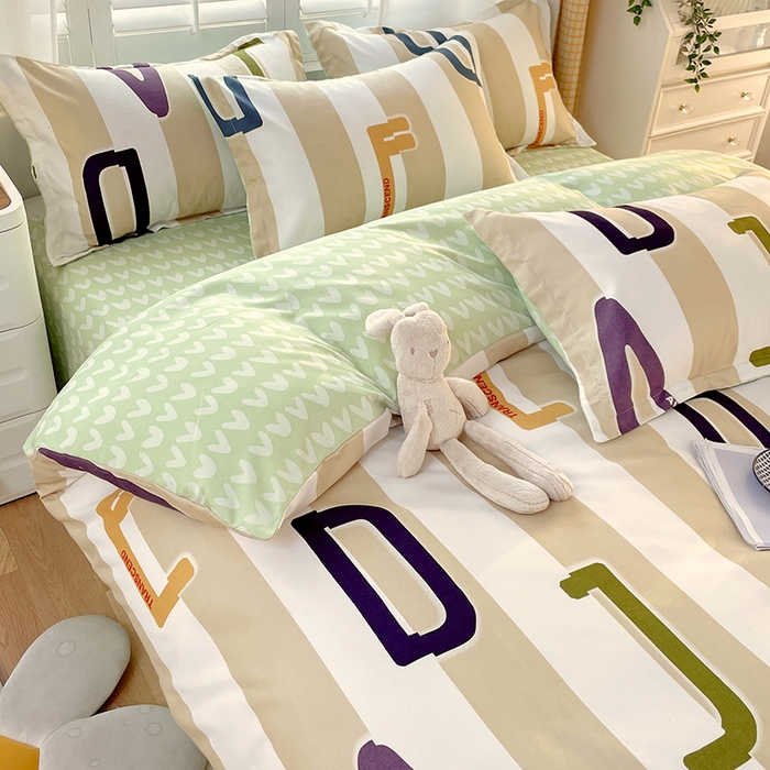 91家纺网 家纺一手货源 找家纺 美宜家 2025新款植物羊绒加厚斜纹磨毛单被套 布莱顿