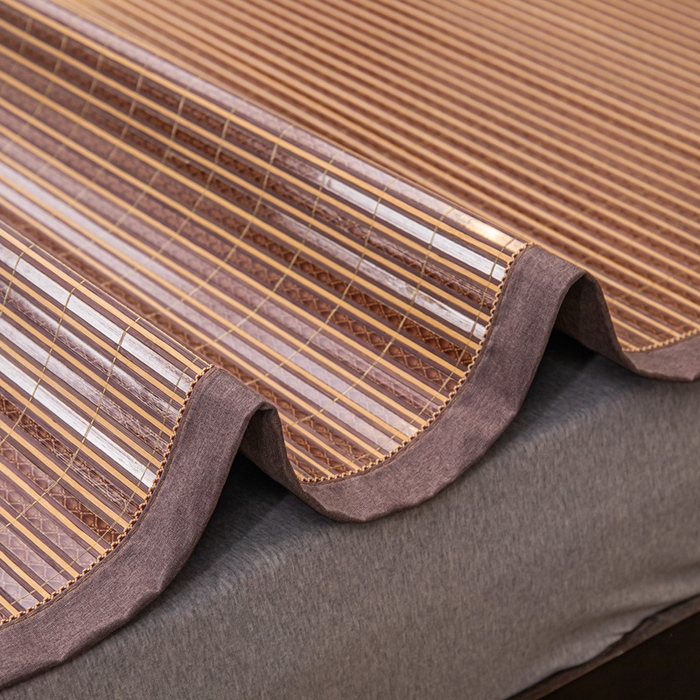 91家纺网 家纺一手货源 找家纺 （总）新月家纺（锦威郎） 2024新款3+1红宝石冰丝竹席