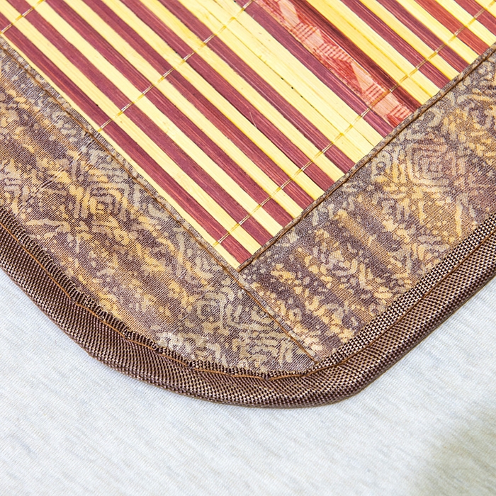 91家纺网 家纺一手货源 找家纺 新月家纺（锦威郎） 2024新款夏季竹席冰藤折叠双面席子 黄金海岸2