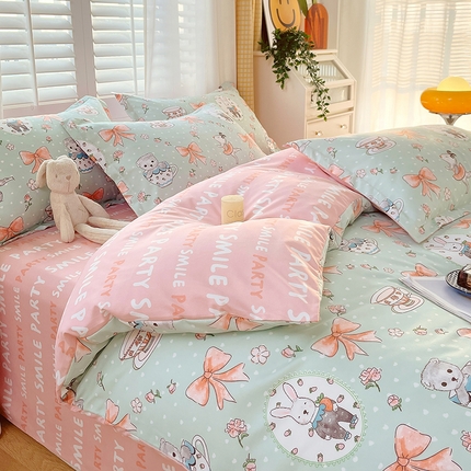 91家纺网 家纺一手货源 找家纺 （总）美宜家 2025新款植物羊绒加厚斜纹磨毛单被套