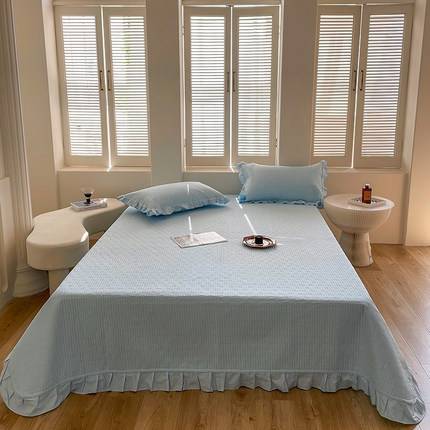 91家纺网 家纺一手货源 找家纺 （总）期遇家居 蝴蝶结床盖