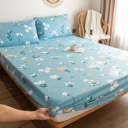 91家纺网 家纺一手货源 找家纺 金泰莱 2025新款全棉老粗布床笠纯棉床笠全棉床笠 青森