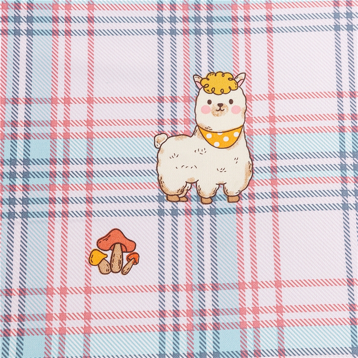 91家纺网 家纺一手货源 找家纺 金泰莱 2025新款印花竹纤维凉席三件套软凉席竹席盖毯子 欢乐羊-粉