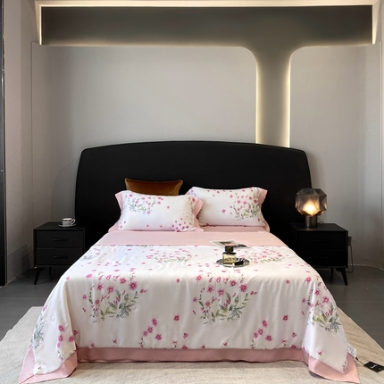 91家纺网 家纺一手货源 找家纺 （总）南通朵美纺织品有限公司 2025新款50支天丝印花夏被四件套