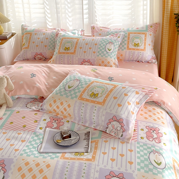 91家纺网 家纺一手货源 找家纺 美宜家 2025新款植物羊绒加厚斜纹磨毛单被套 艾瑞莎