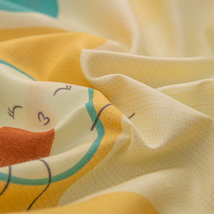 91家纺网 家纺一手货源 找家纺 莎臣豹 2025新款植物羊绒印花四件套 恐龙乐园