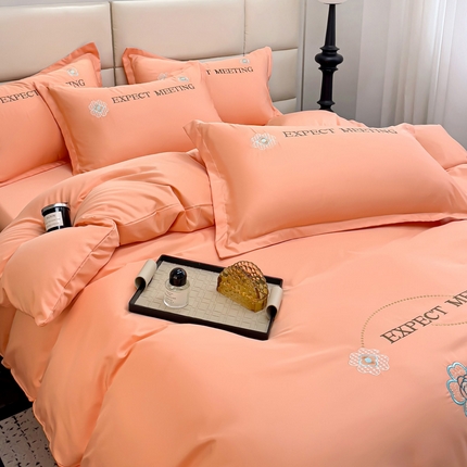 91家纺网 家纺一手货源 找家纺 （总）恋佳居 2025新款水洗真丝刺绣四件套