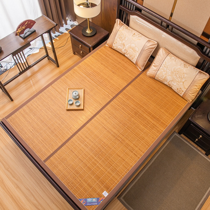 91家纺网 家纺一手货源 找家纺 （总）新月家纺（锦威郎） 2024新款1+1线草清新爽肤席