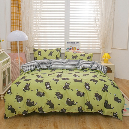 91家纺网 家纺一手货源 找家纺 （总）莎臣豹 2025新款植物羊绒印花四件套