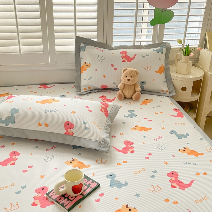 91家纺网 家纺一手货源 找家纺 星座-2025大斜纹复合冰丝凉席 可可龙