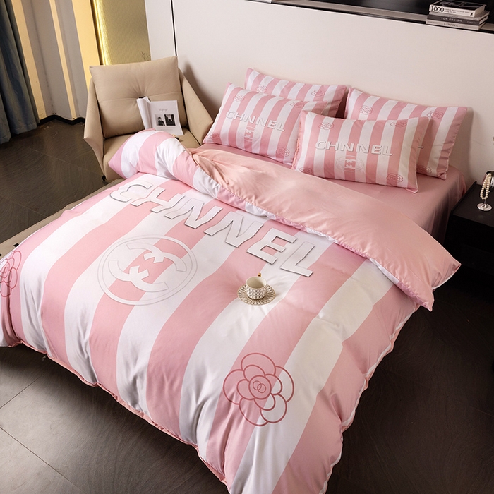 91家纺网 家纺一手货源 找家纺 摩卡家纺 2024新品水洗真丝轻奢系列 山茶-粉