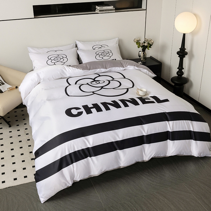 91家纺网 家纺一手货源 找家纺 摩卡家纺 2024新品水洗真丝轻奢系列 山茶-白