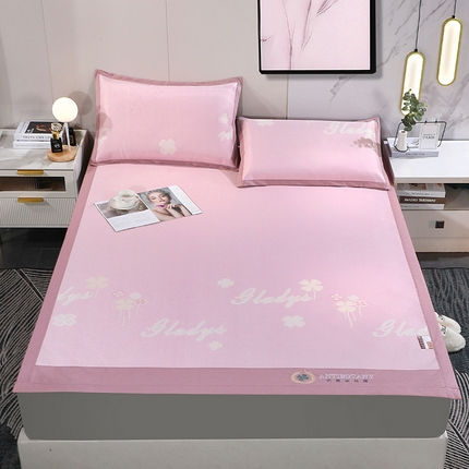 91家纺网 家纺一手货源 找家纺 （总）新月家纺（锦威郎） 2024新款防滑无纺布牛奶冰丝席