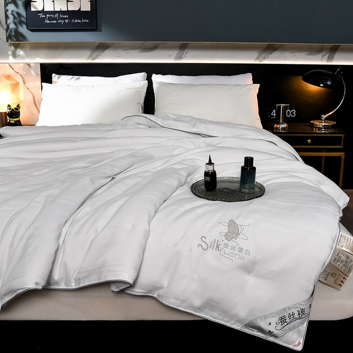 91家纺网 家纺一手货源 找家纺 美伦美 2024新款提花 提花-珍珠白