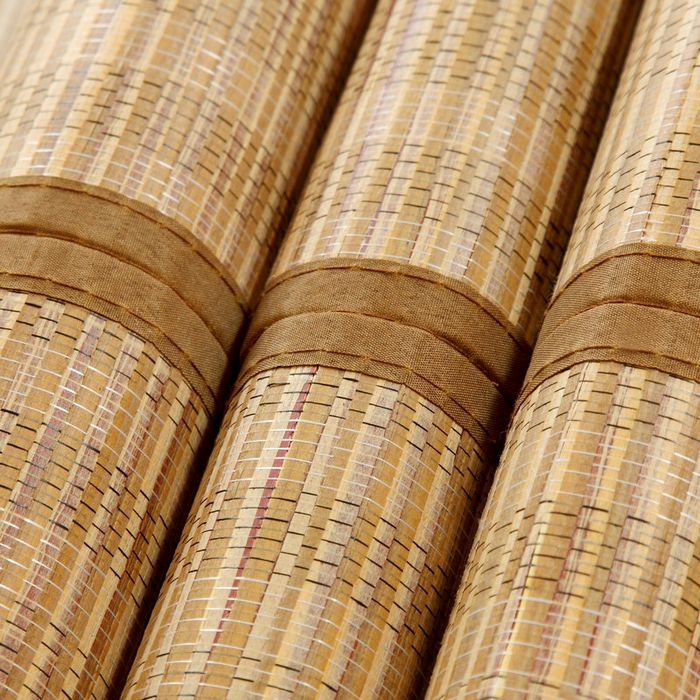 91家纺网 家纺一手货源 找家纺 新月家纺（锦威郎） 2024新款夏季竹席冰藤折叠双面席子 黄金海岸1