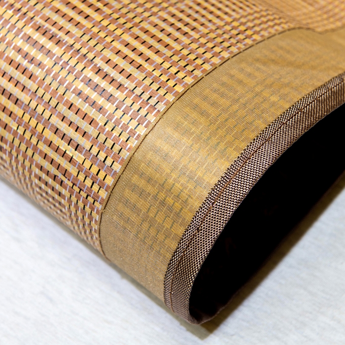 91家纺网 家纺一手货源 找家纺 新月家纺（锦威郎） 2024新款夏季竹席冰藤折叠双面席子 黄金海岸2