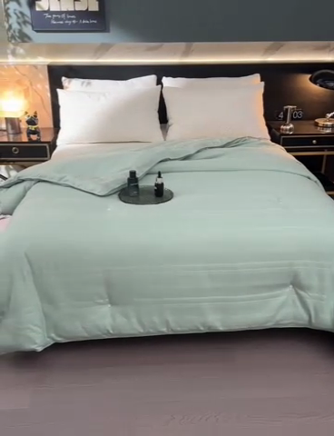 91家纺网 家纺一手货源 找家纺 美伦美 2024新款提花 提花-森林绿