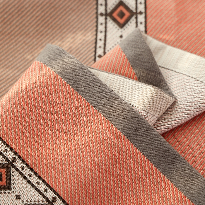 91家纺网 家纺一手货源 找家纺 朴尔毛巾被2024年新品全棉细纱编织纹AB版透气枕巾 简约菱格52*78cm