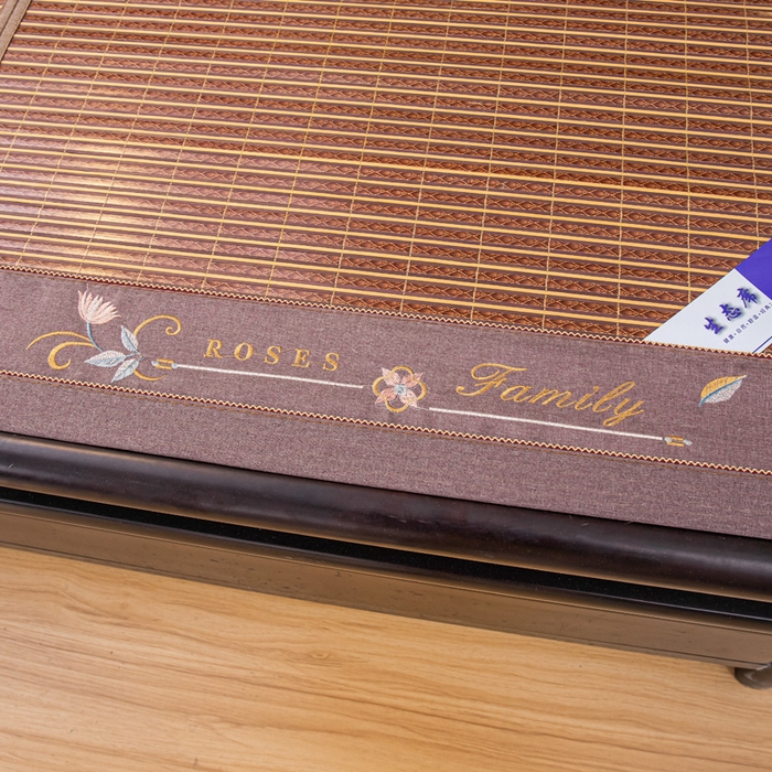 91家纺网 家纺一手货源 找家纺 （总）新月家纺（锦威郎） 2024新款3+1红宝石冰丝竹席