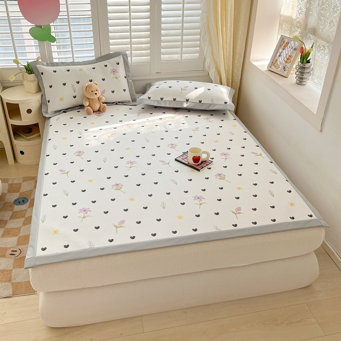 91家纺网 家纺一手货源 找家纺 星座-2025大斜纹复合冰丝凉席 奇妙幻想