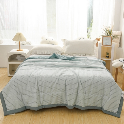 91家纺网 家纺一手货源 找家纺 （总）伊婷人家纺 2024新款泡泡棉印花透气爽肤被