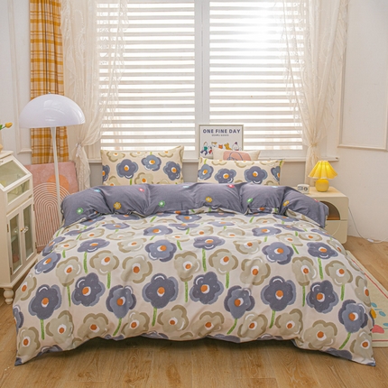 91家纺网 家纺一手货源 找家纺 （总）莎臣豹 2025新款植物羊绒印花四件套