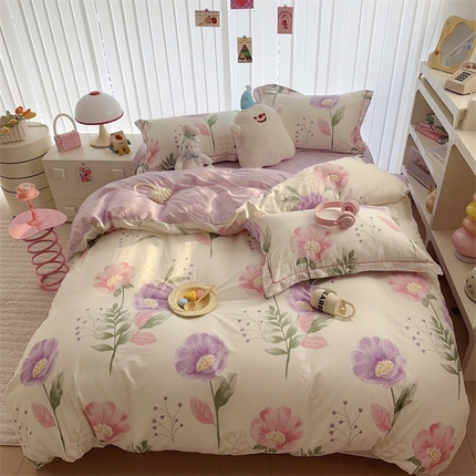 91家纺网 家纺一手货源 找家纺 于果 2024新款全棉13370四件套 (5) 花夕瑶