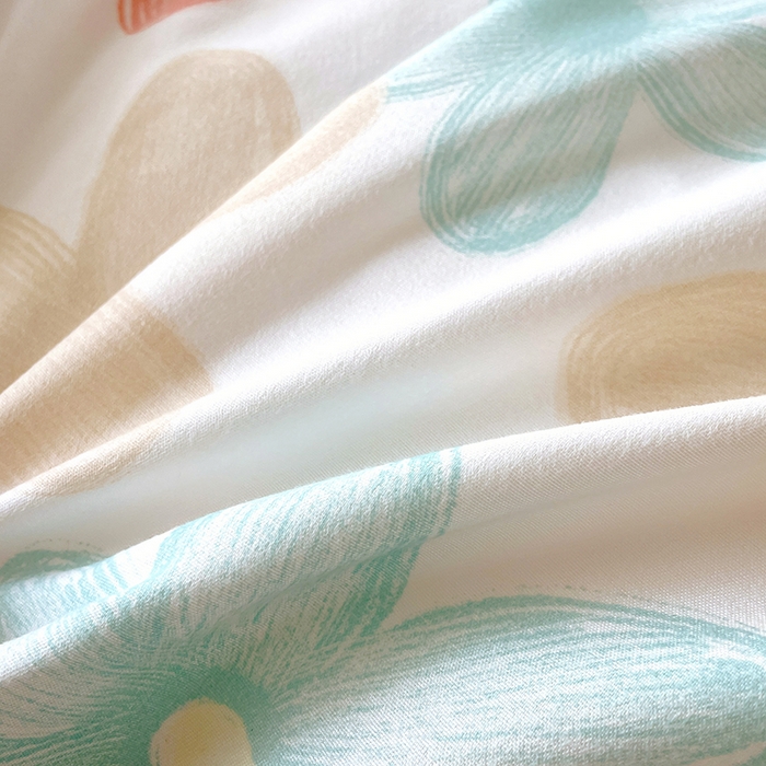 91家纺网 家纺一手货源 找家纺 美宜家 2025新款植物羊绒加厚斜纹磨毛单被套 花束之美