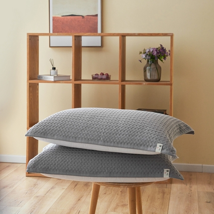 91家纺网 家纺一手货源 找家纺 （总）美宜家家纺 2025新款A类全棉华夫格枕巾枕套枕头