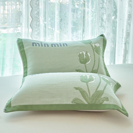 91家纺网 家纺一手货源 找家纺 （总）美宜家家纺 2025新款纯棉优质精梳印花枕巾