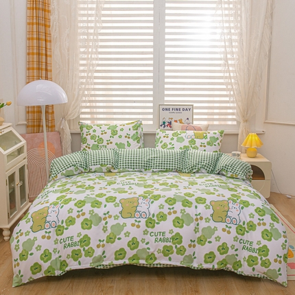 91家纺网 家纺一手货源 找家纺 （总）莎臣豹 2025新款植物羊绒印花四件套